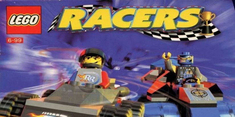 The cover to the LEGO Racers game