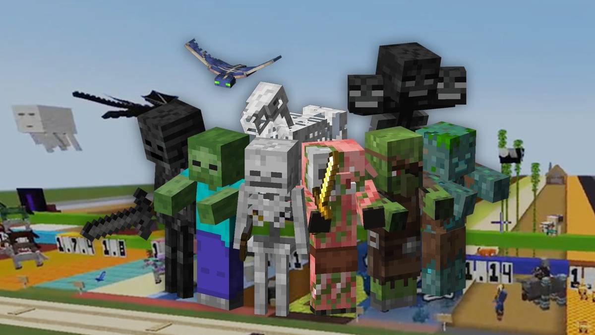 Minecraft Bestiary Puts All The Game's Creatures In Release Order