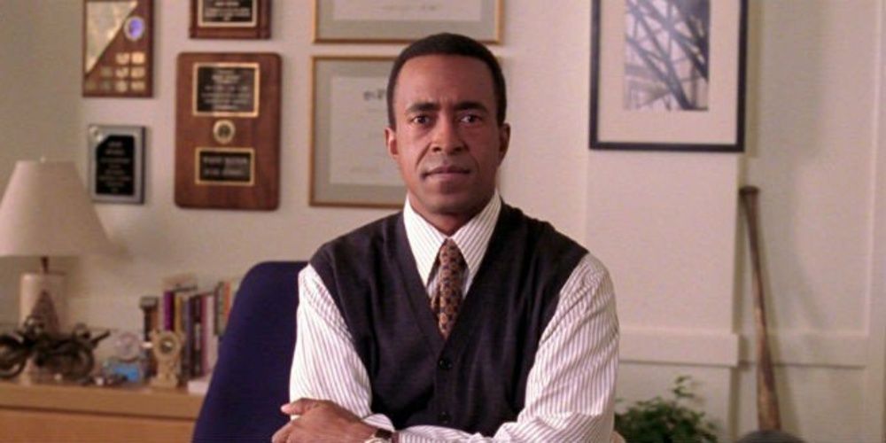 Ron Duvall in his office in Mean Girls Cropped 1