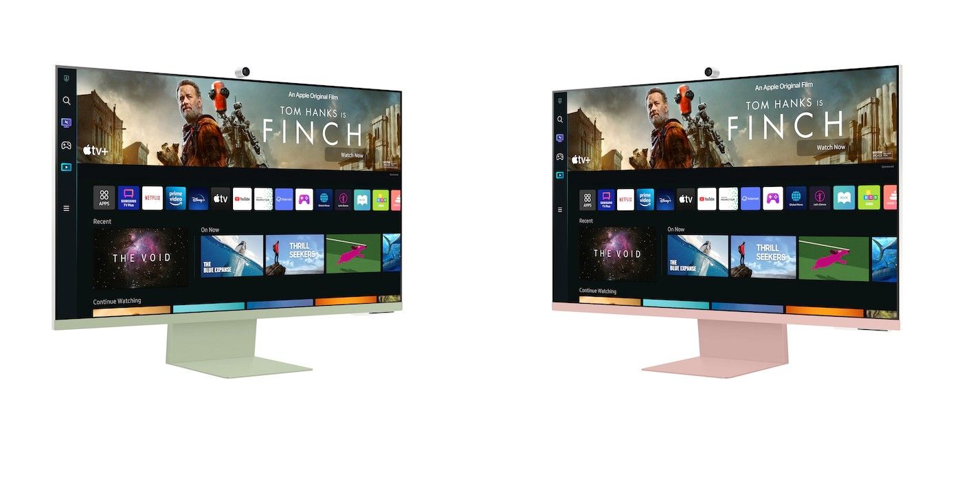 The Samsung M8 4K Smart Monitor's Colors Are Giving Off iMac Vibes