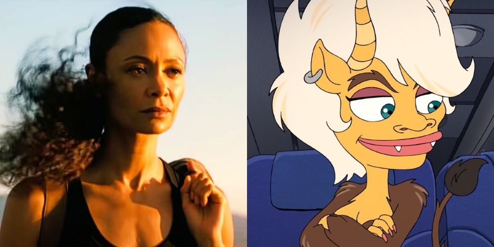 Thandiwe Newton in Westworld and Big Mouth