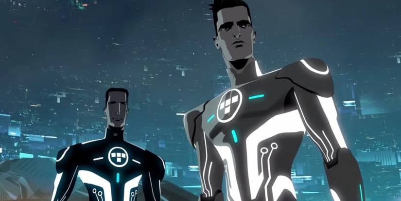 Tron e Beck em Tron: Uprising.