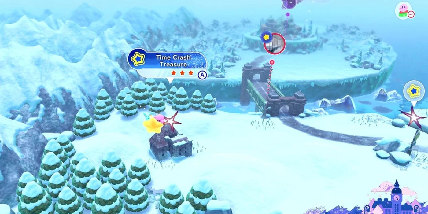 Where to Find Every Treasure Road in Kirby and the Forgotten Land Winter Horns