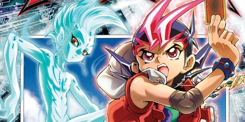 The main characters from Yu-Gi-Oh! Zexal