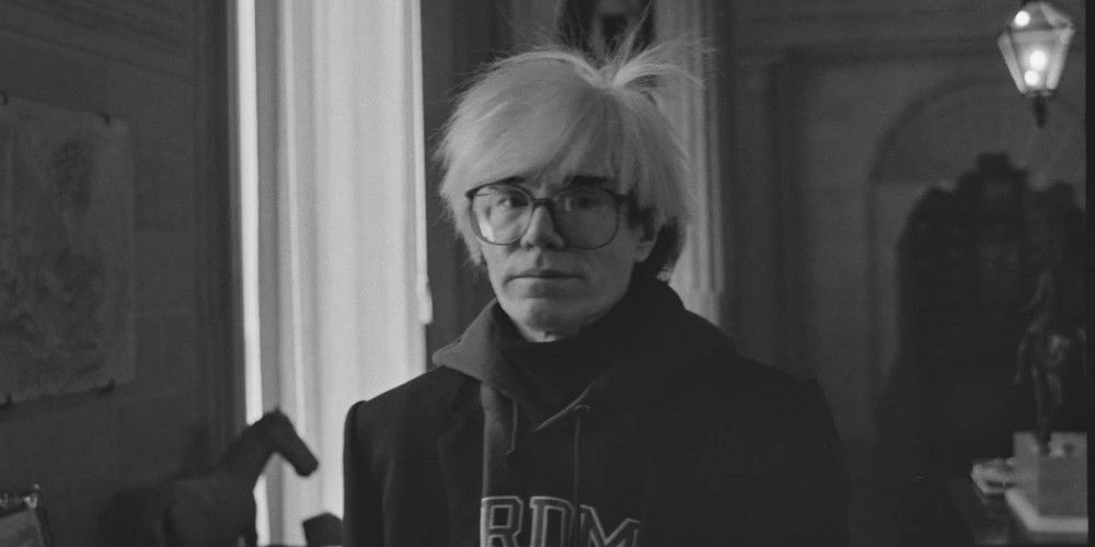 andy warhol black and white
