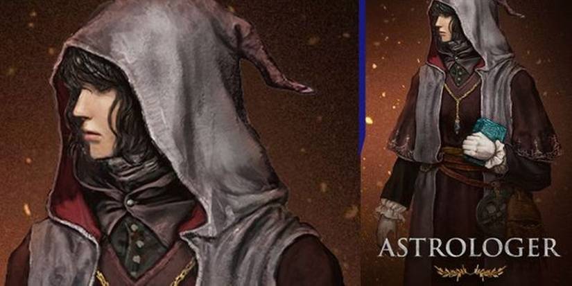 Astrologer wears a hooded robe in Elden Ring