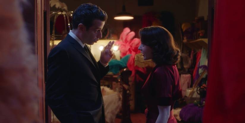 Lenny Bruce talking to Ms. Maisel. 