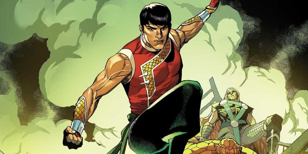 An image of Shang Chi in a fighting pose in the Marvel comics