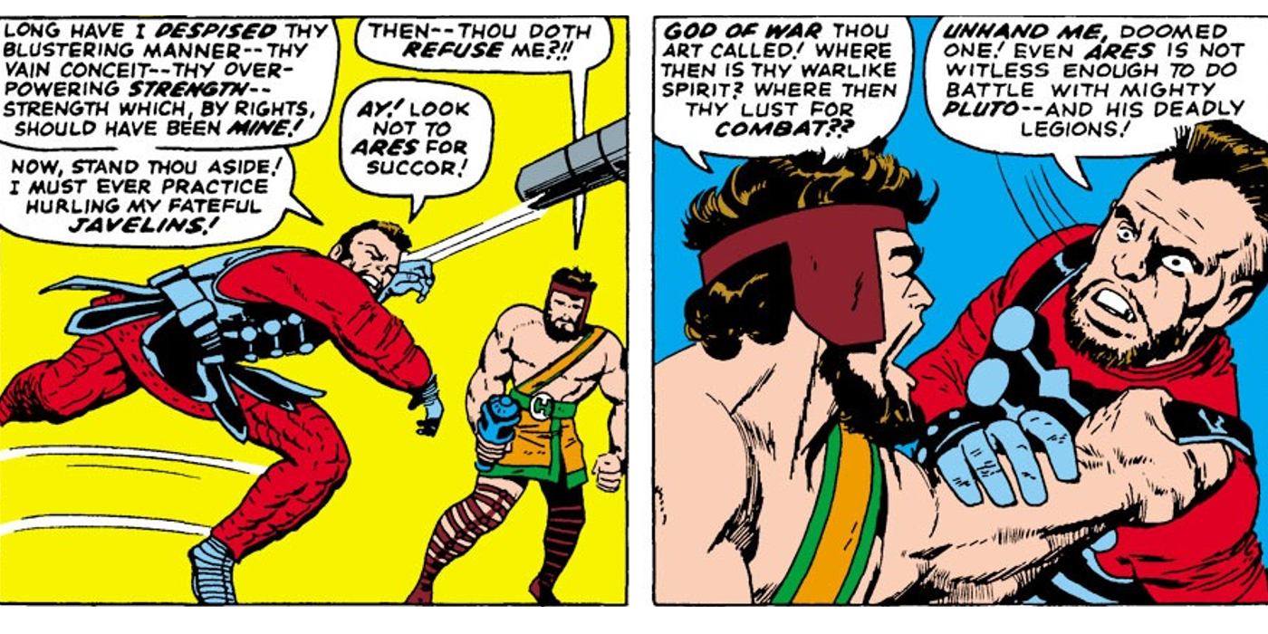 Ares first appearance thor hercules