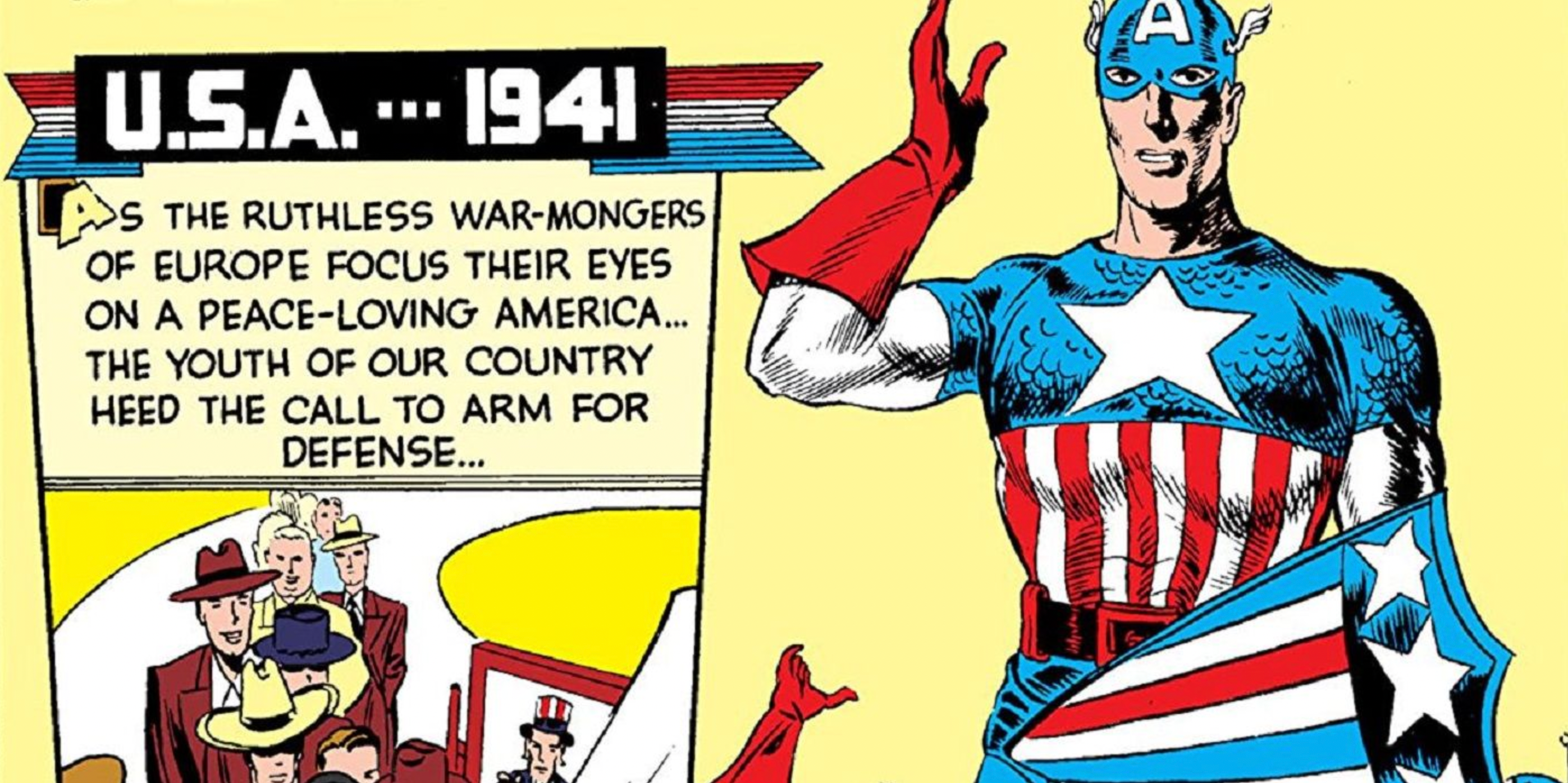 Captain America in 1941