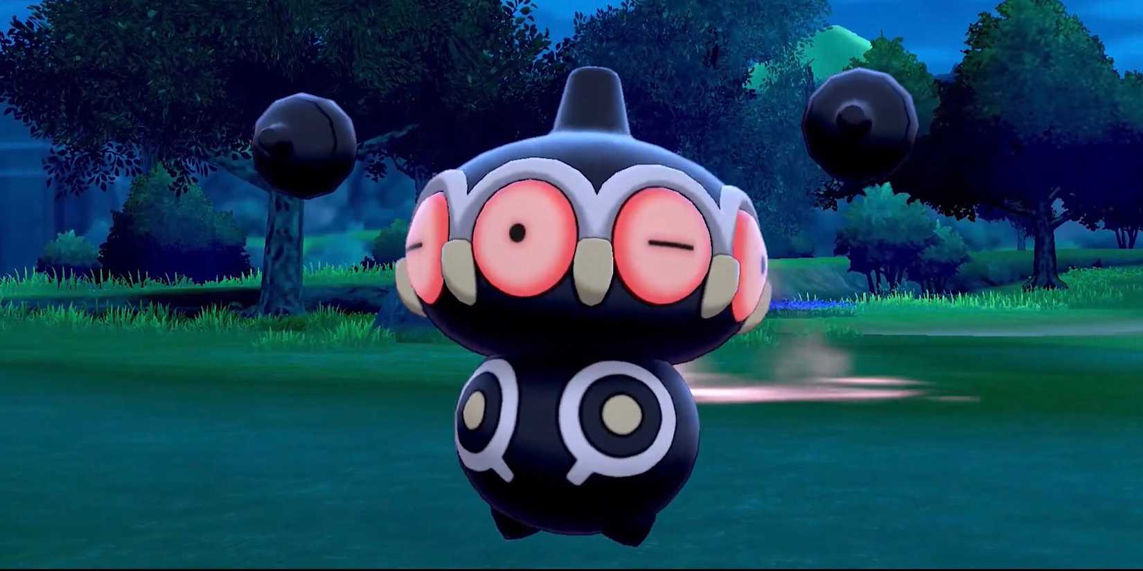 Claydol in a Pokemon Sword and Shield wild encounter