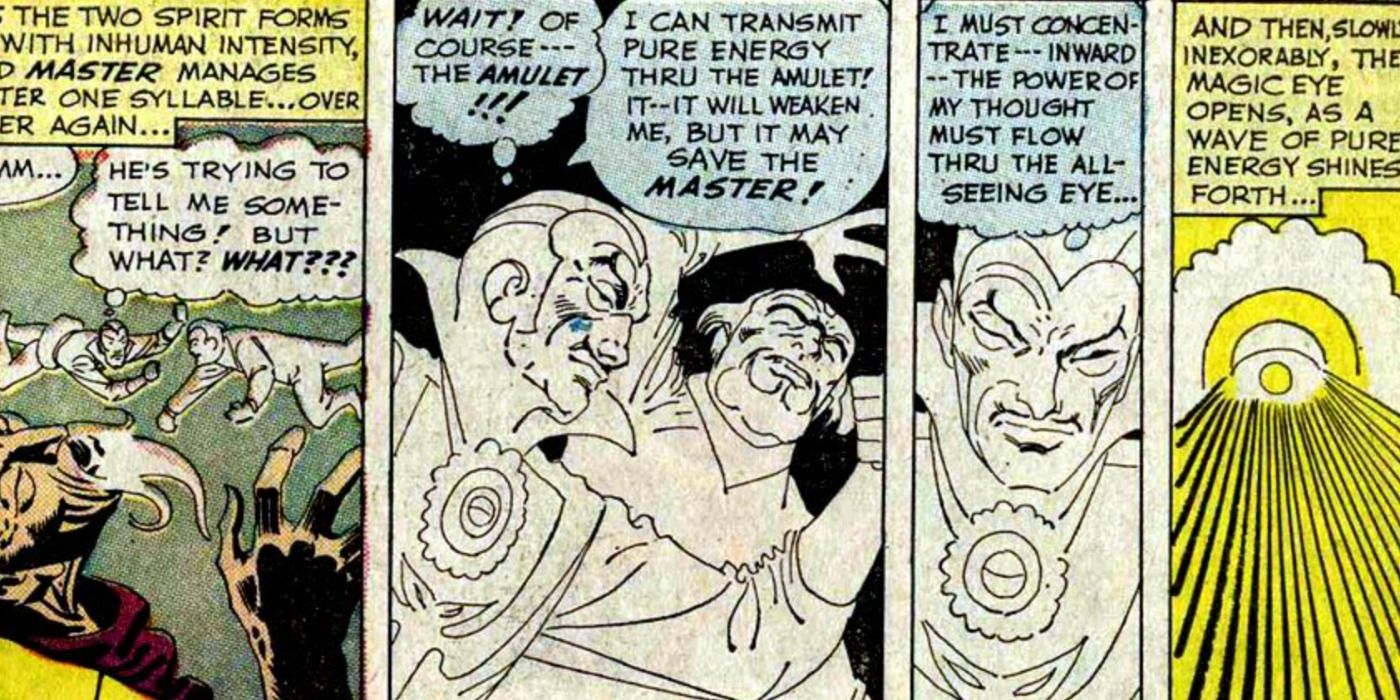 Doctor Strange battles Baron Mordo in Marvel Comics.