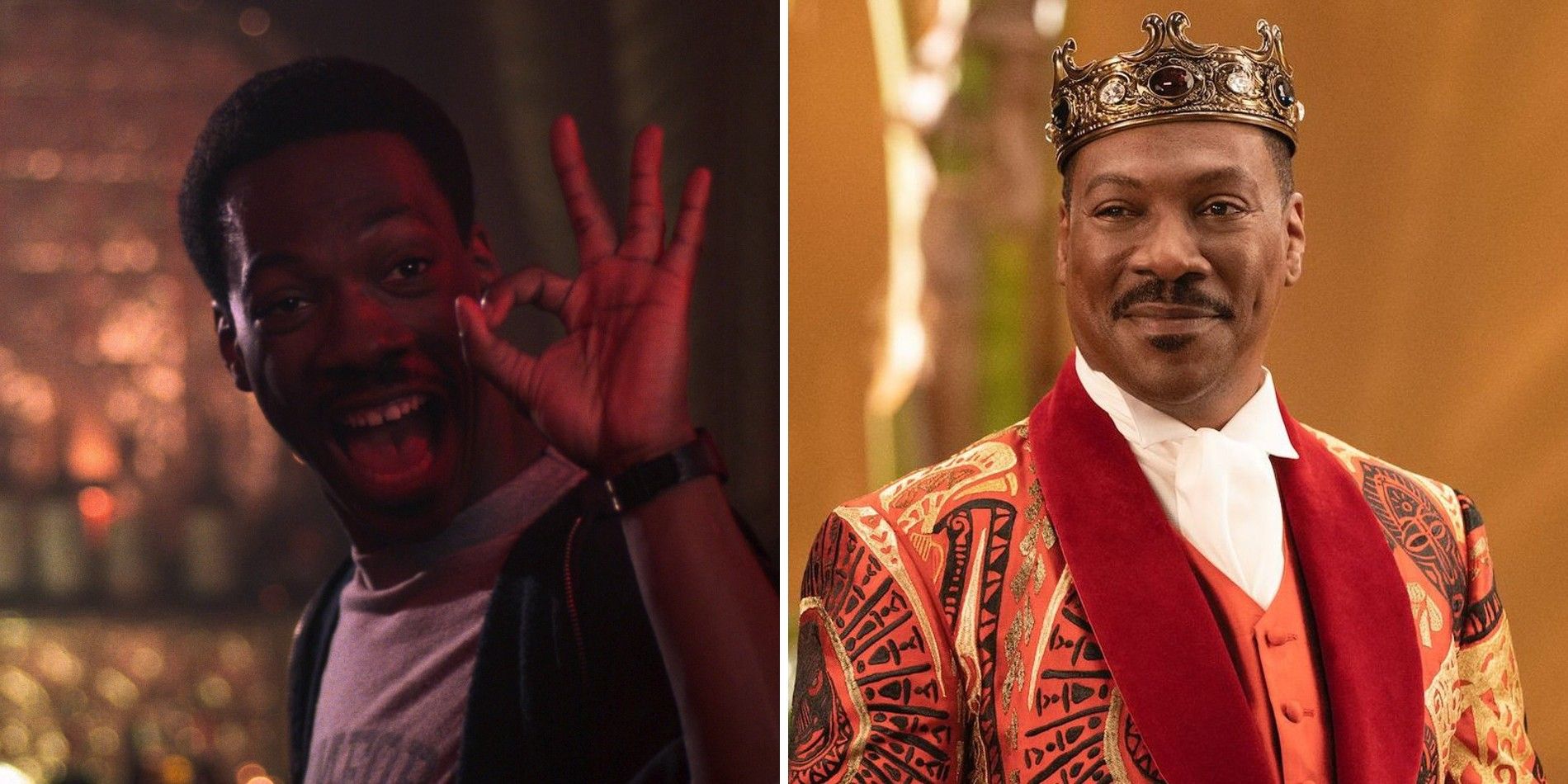 Eddie Murphy in Beverly Hills Cop and Coming To America 2