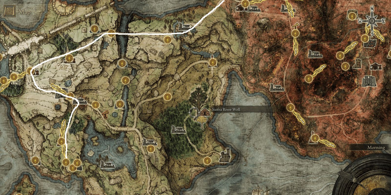 Elden Ring Map Isolated Merchant Caelid