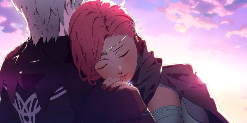 Byleth and Hapi in Fire Emblem Three Houses 