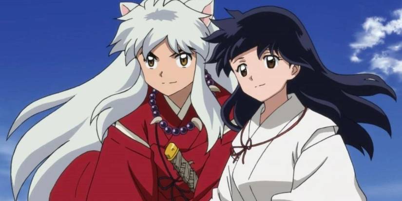 Inuyasha and Kagome in Inuyasha.