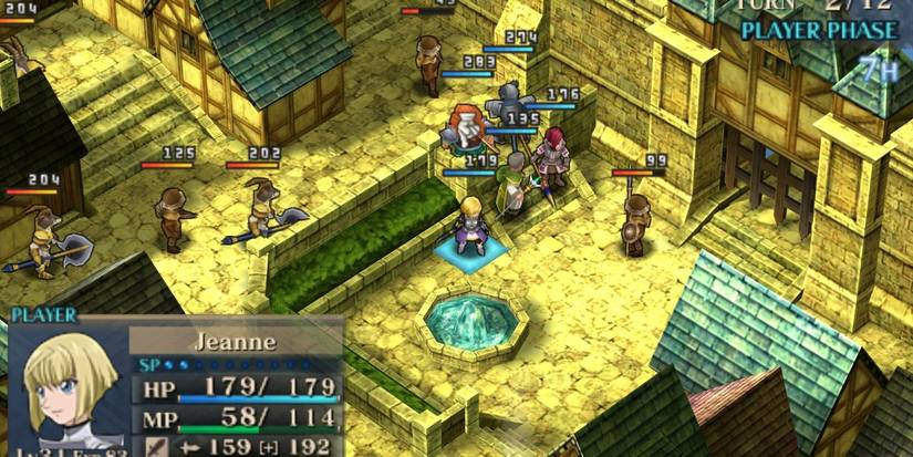 Bild des Gameplays im PSP-Spiel Jeanne d'Arc