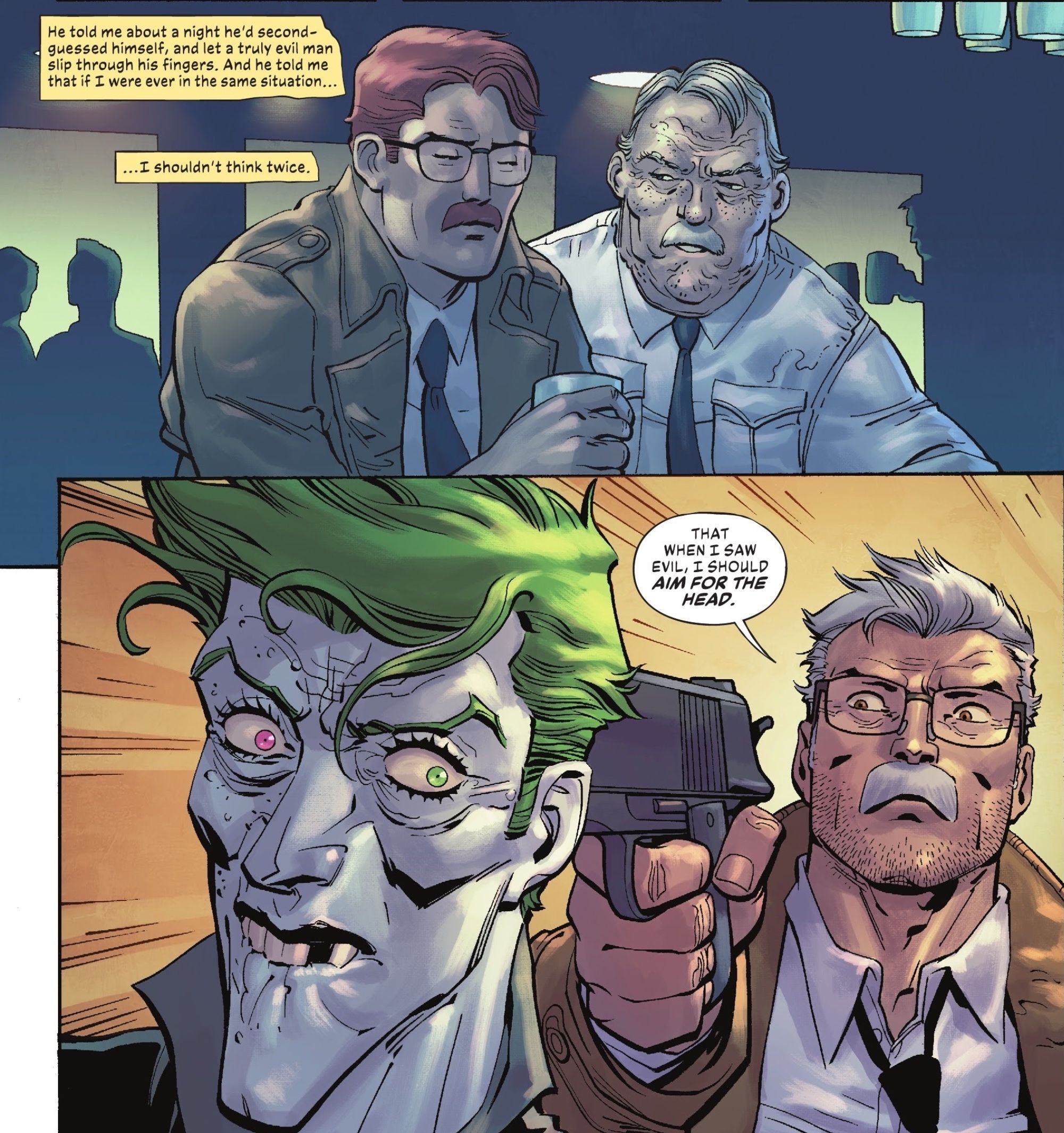 Jim Gordon Killing Joker Tease DC Comics