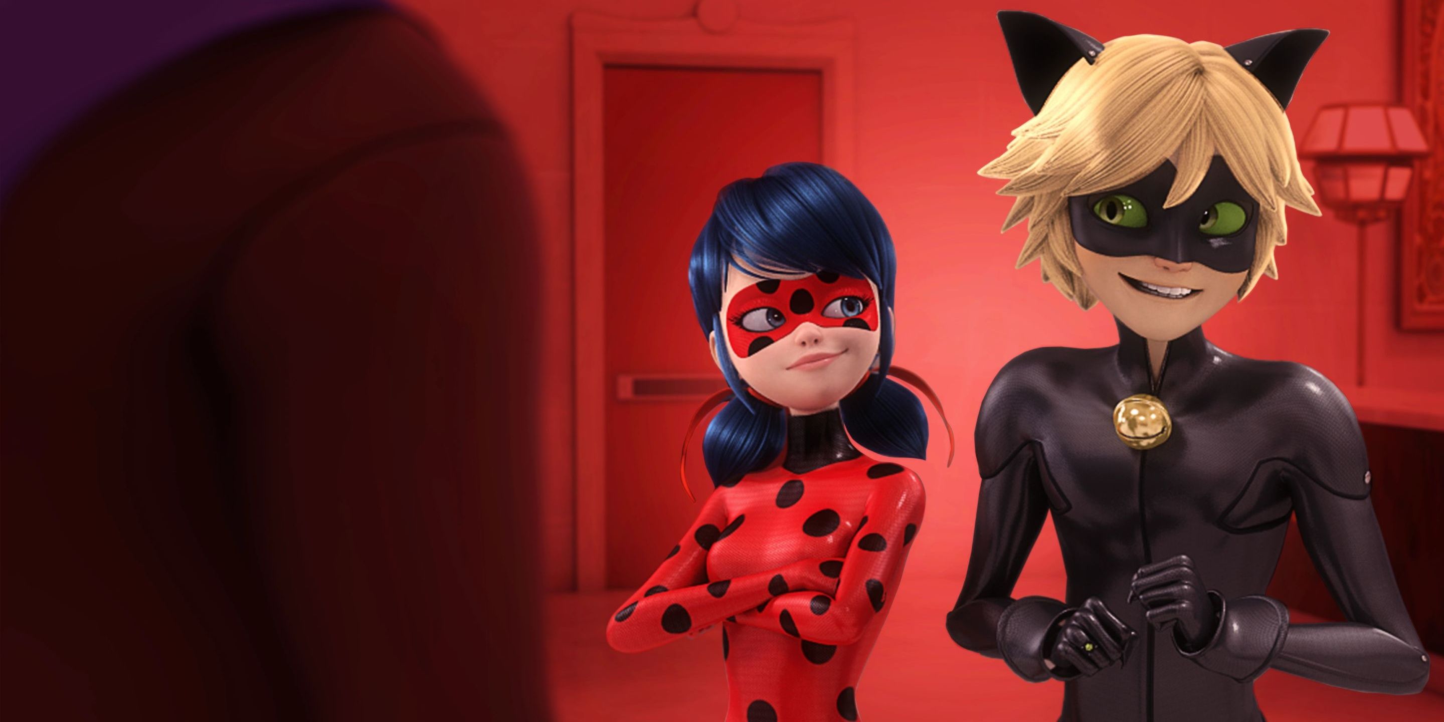 Lady Bug and Cat Noir in Miraculous Tales of Ladybug and Cat Noir