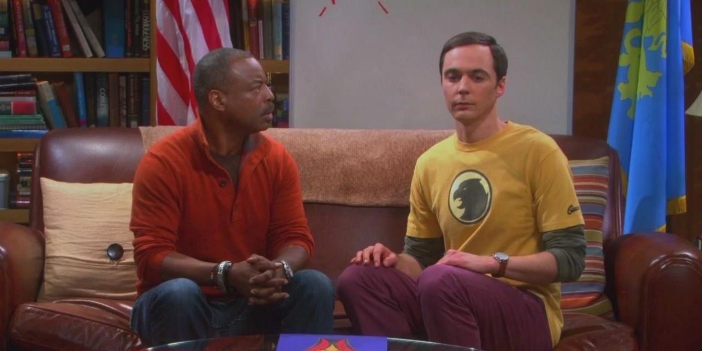 Lavar Burton on an episode of Fun with Flags with Sheldon on TBBT