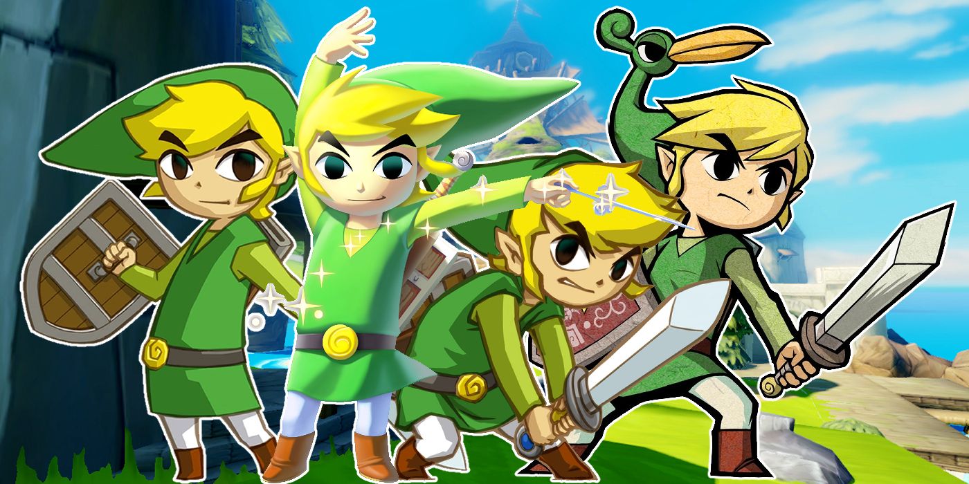 Legend of Zelda Toon Link Wind Waker Minish Cap Phantom Hourglass Spirit Tracks