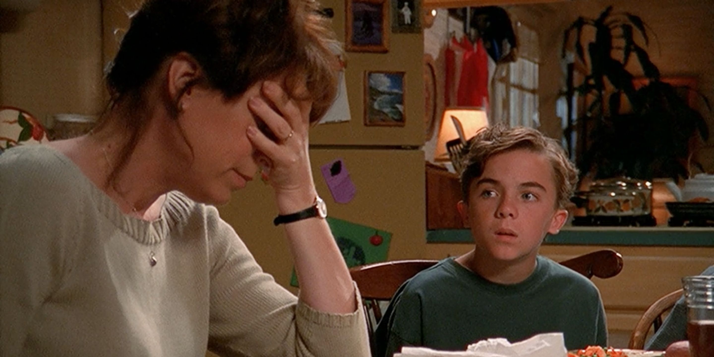 Lois Holding Head From Malcolm In The Middle
