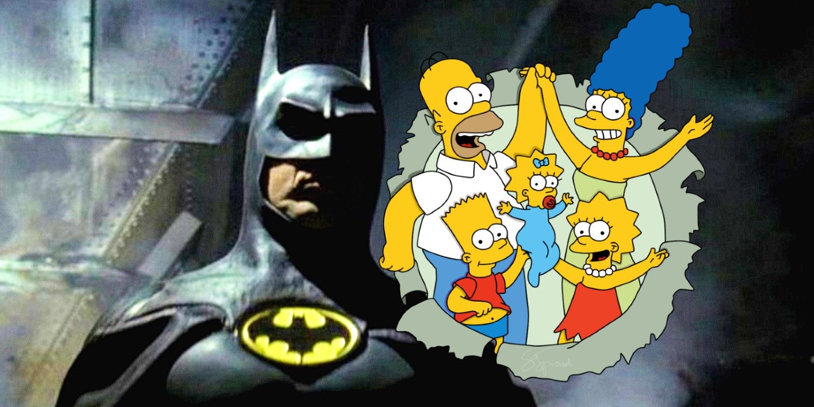 Michael Keaton Batman 19 And The Simpsons Jpg