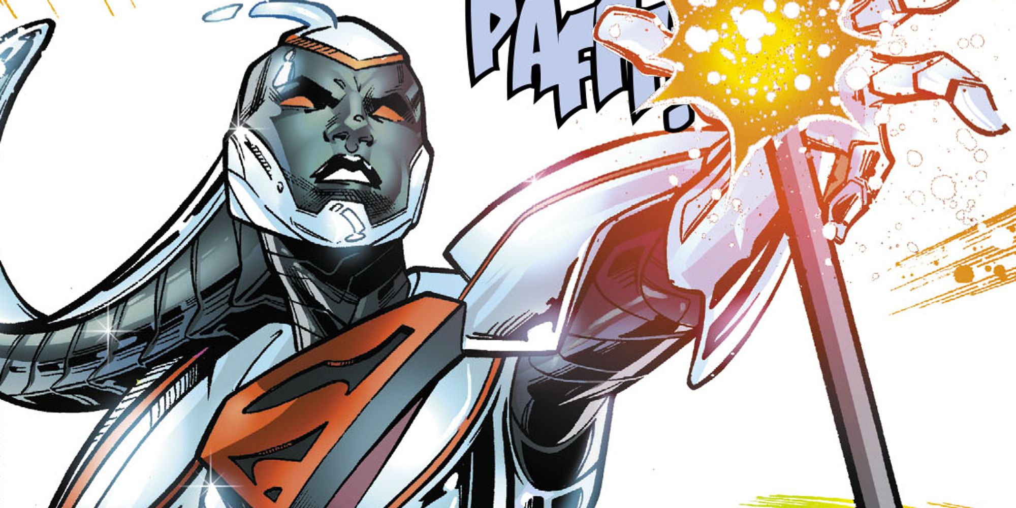 Natasha Irons summoning the Kinetic Hammer as Steel in DC comics