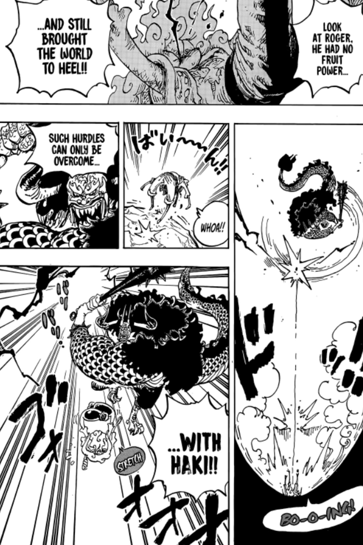 One Piece Luffy Fighting Kaido