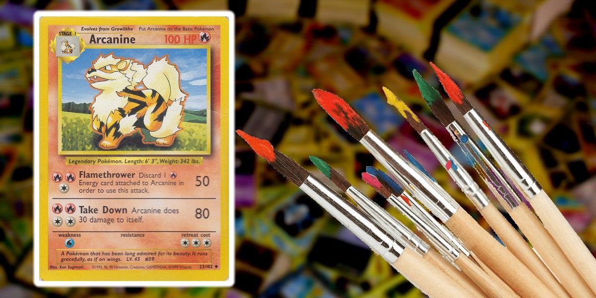 logan paul pokemon card necklace Hand-Painted Art Card - Nosepass, 1 of 1 - Acryllic Paint main image 0