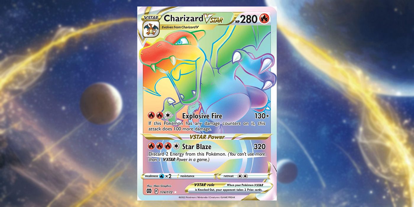 Pokemon TCG Brilliant Stars Best Cards Ranked Rainbow Charizard VSTAR