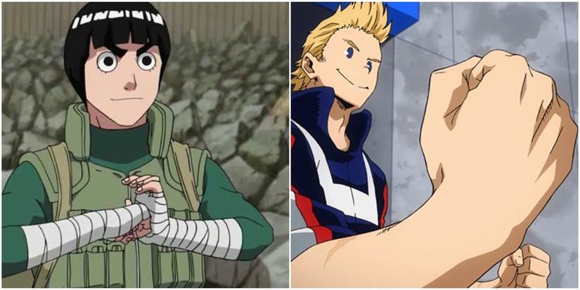 10 Naruto And Their My Hero Counterpart Characters
