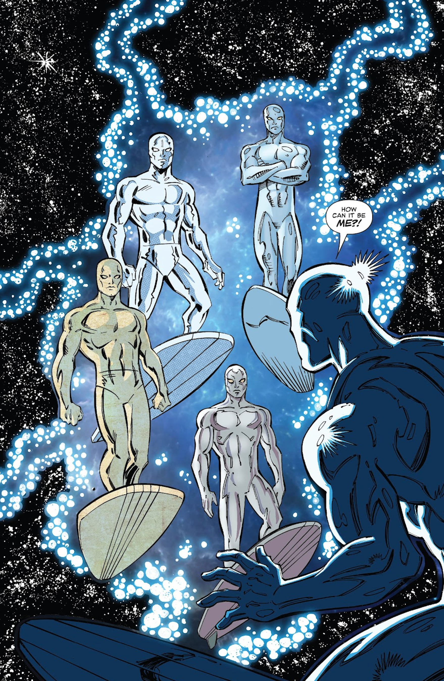 Silver Surfer meets his many variants