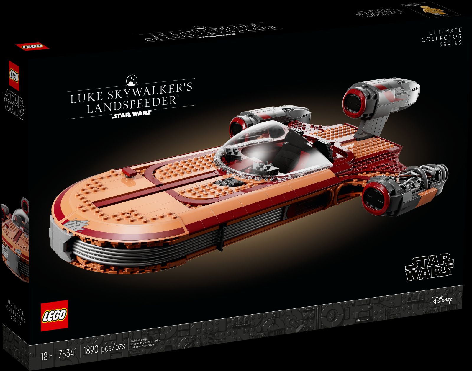 Luke’s Landspeeder Is LEGO’s New Giant Star Wars Set