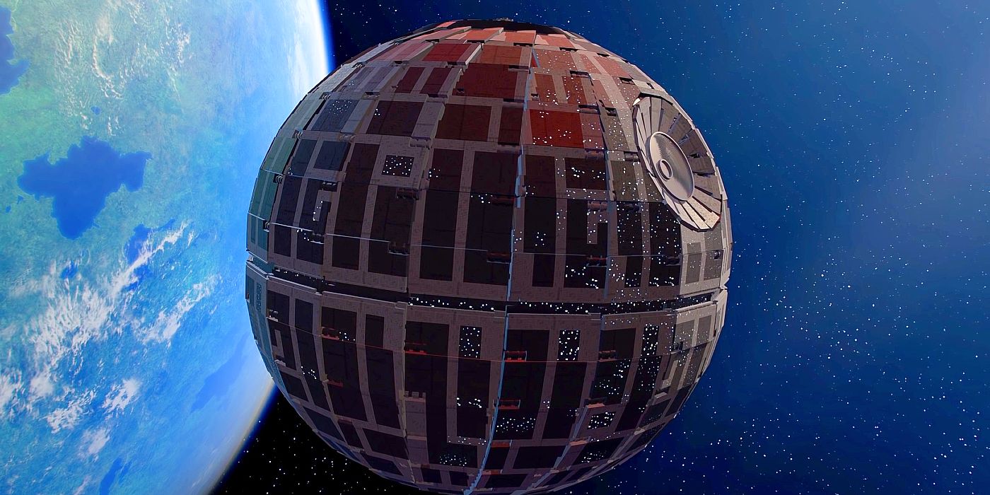 The Death Star From Star Wars Episode IV A New Hope