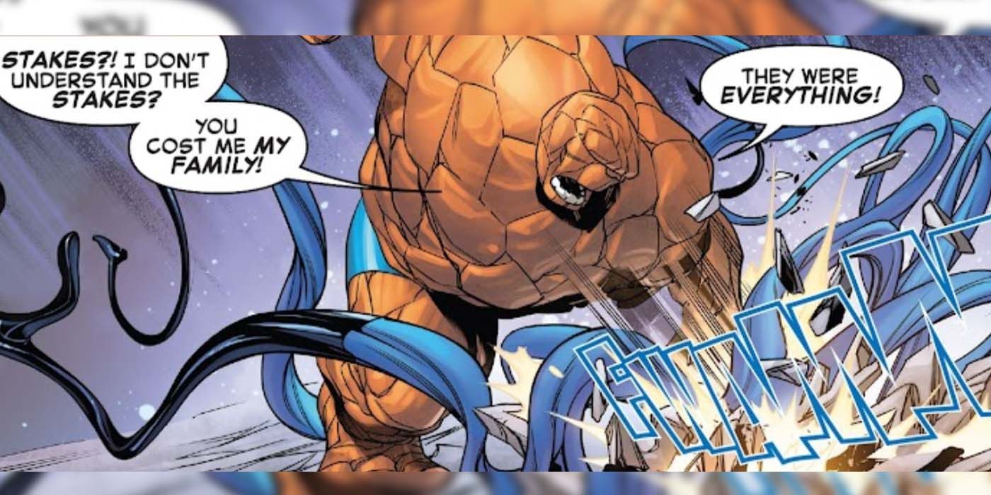 Thing Takes Down Reed Richards