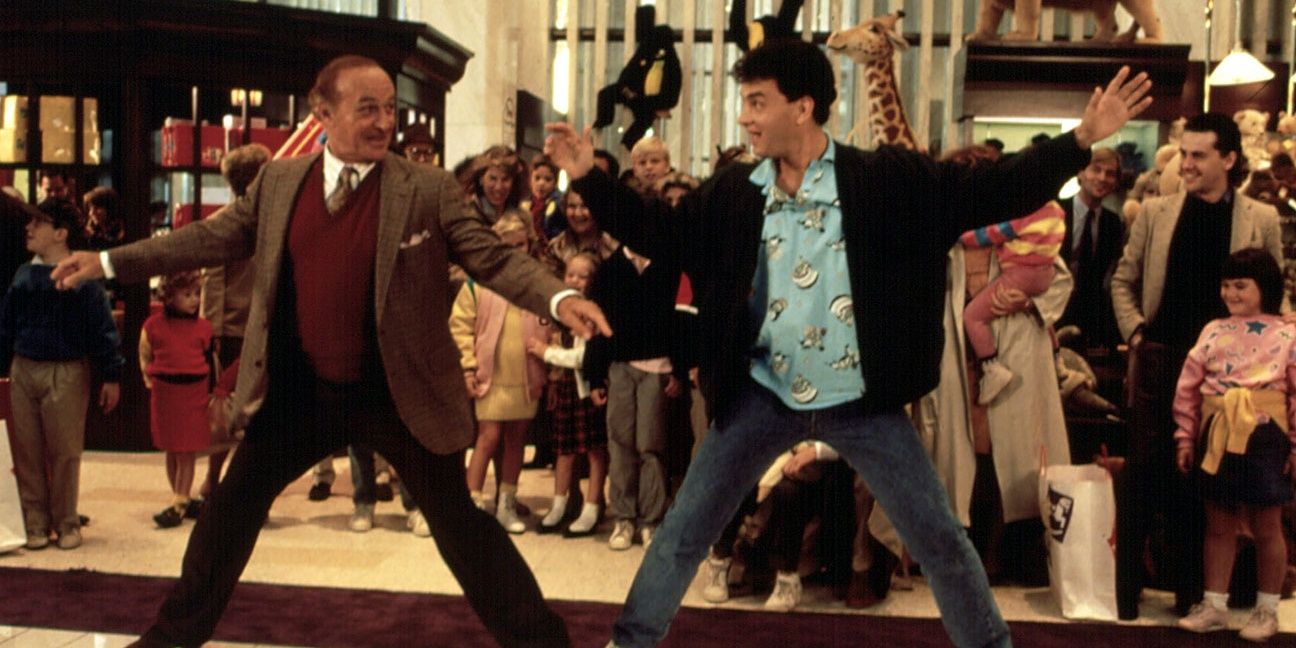 Tom Hanks dancing in Big 1988 Cropped