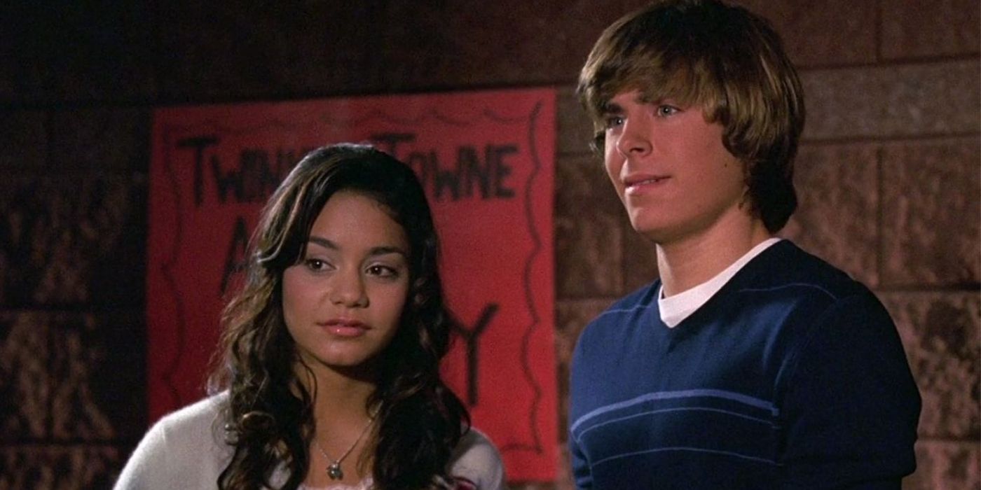 Troy and Gabriella in High School Musical