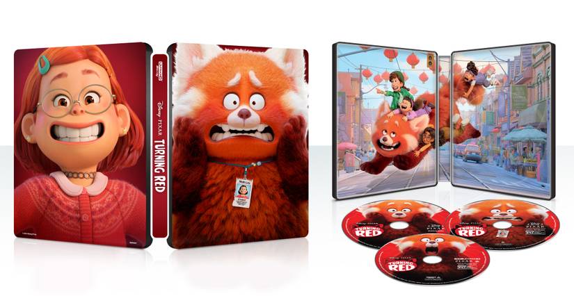 Turning Red's Best Buy Exclusive SteelBook Cover Revealed