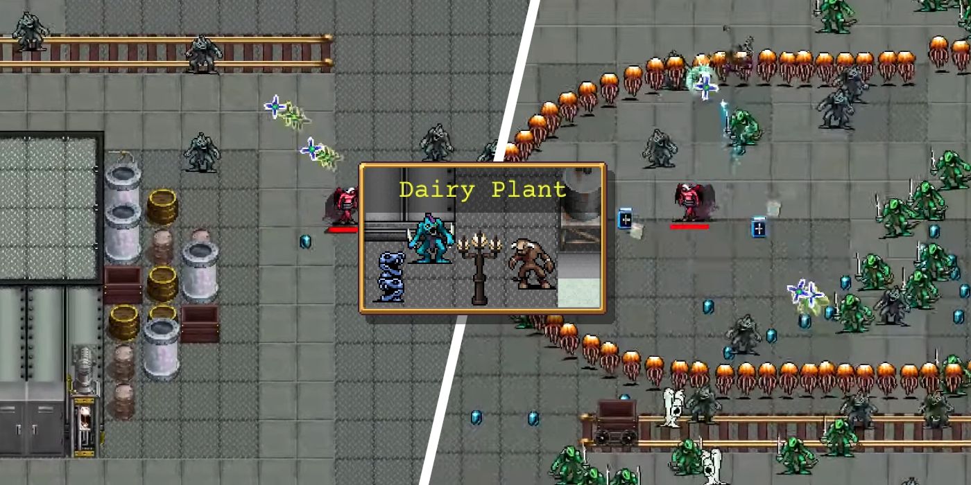 Vampire Survivors: How to Unlock Dairy Plant Map