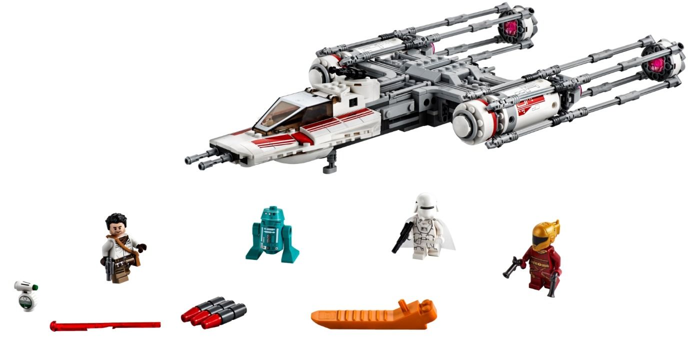 Zorii Bliss LEGO Star Wars Y Wing set