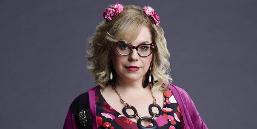 Penelope (Kirsten Vangsness) smiling in Criminal Minds.