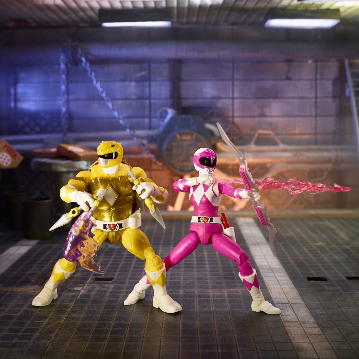 パワーレンジャーX TMNT ライトニングコレクション ミケランジェロエイプリル Amazon.com: Husbro MMPR/TMNT Lightning,Mike and April as Yellow