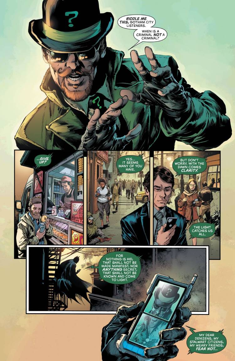 Looking For The Riddler Batman's New Riddler Design Is His Best Look In Years