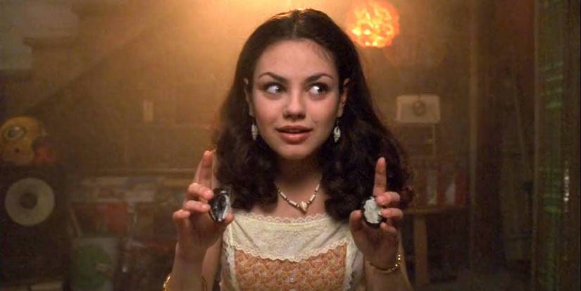 Mila Kunis as Jackie Burkhart Talking in the Circle in That '70s Show