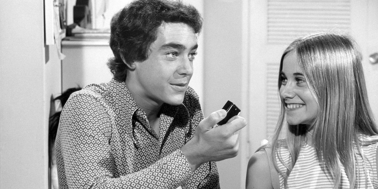 Barry Williams and Maureen McCormick of The Brady Bunch