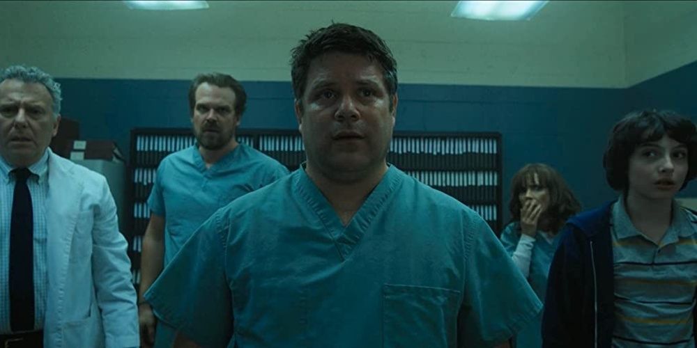 Bob leads the group in Stranger Things Cropped 1