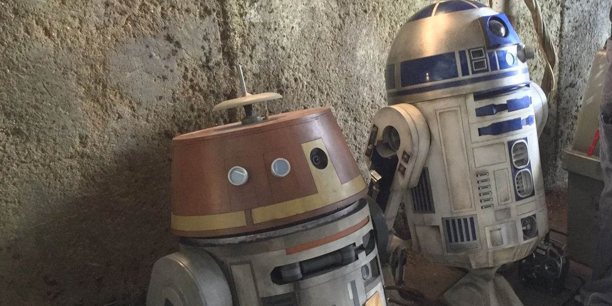 Chopper and R2 D2 Rogue One A Star Wars Story