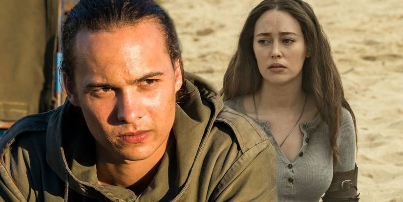 Frank Dillane as Nick and Alycia Debnam Carey as Alicia in Fear The Walking Dead