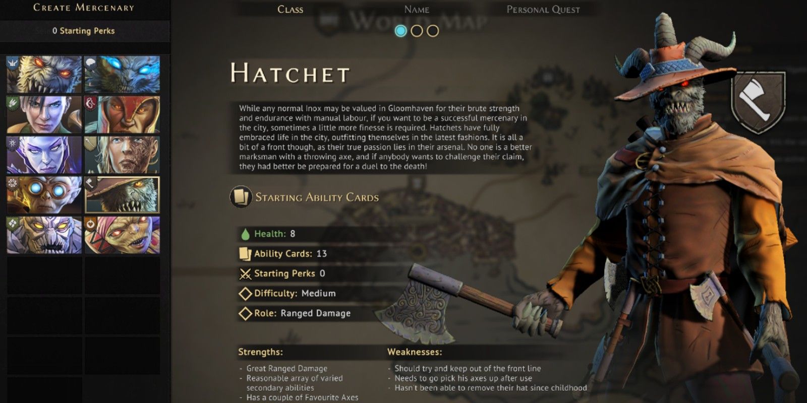 Gloomhaven Jaws of the Lion DLC Hatchet Guia de personagens » Notícias